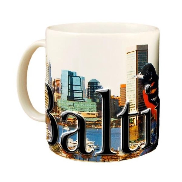 Americaware Americaware SMBAL01 Baltimore 18 oz Full Color Relief Mug SMBAL01